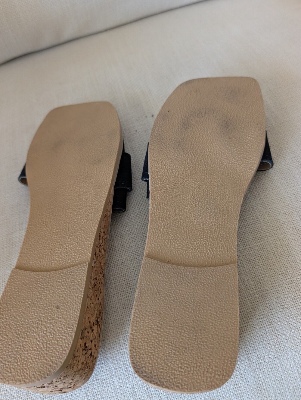 Beach By Matisse Baja Leather Slides Size 10 - Picture 11 of 11